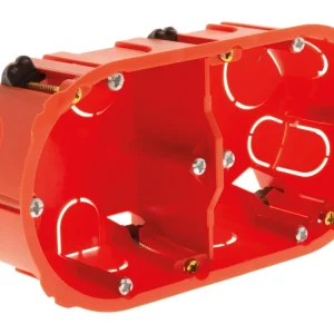 Boite encastrement placo Ø65x40 double entraxe - Zenitech