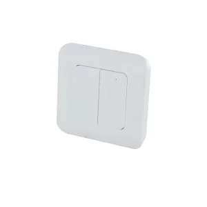 Interrupteur double sans fil 2 canaux - On/Off +Variateur - Blanc - DiO